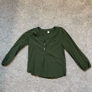 Old Navy Women’s Green Blouse XS